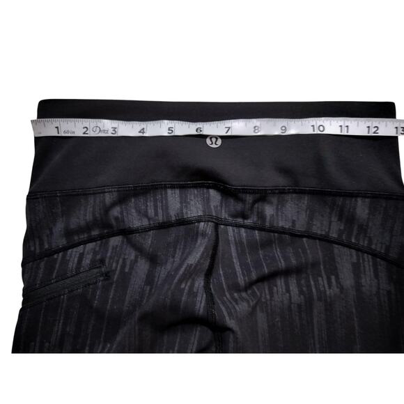 Lululemon womens Run: Top Speed Crop black leggings size 4 - Picture 11 of 13